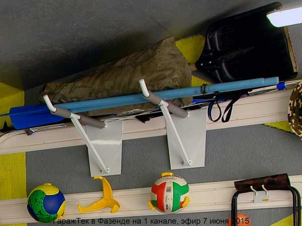 Хранение пвх лодки в гараже под потолком