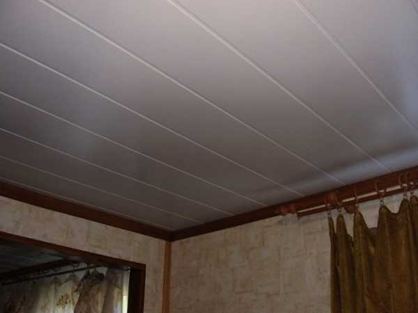 Как сделать потолок из панелей пвх