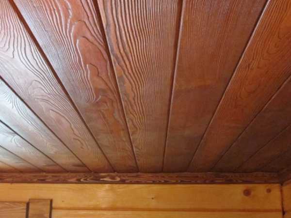 Материал для потолка в деревянном доме