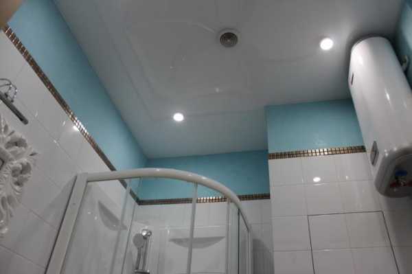 Можно ли в ванной комнате делать натяжные потолки