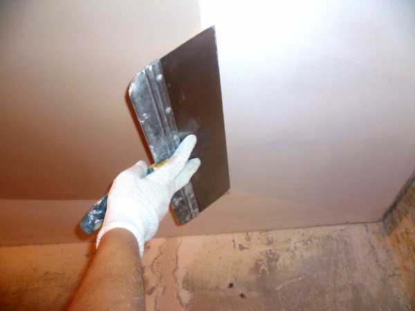 Шпатлевка под покраску для потолка