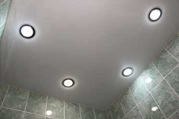 Точечные встраиваемые светильники для потолка